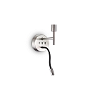 Luminaria de pared SET UP MAP2 de 2 llamas, con brazo flexible, con conexi�n USB E27 IP20, n�quel