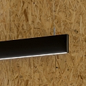 Luminaria colgante LINUS ajustable IP20, negro regulable