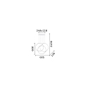 Luminaria colgante FRAME ajustable IP20, blanco