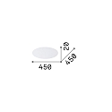 Ideal Lux scatter lens SET UP DISCO ACRILICO D45