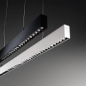 Luminaria colgante OFFICE ajustable IP20, negro
