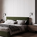 Luminaria de pared IO con interruptor, con brazo flexible IP20