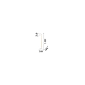 Ideal Lux Luminaria de pedestal AXEL con interruptor, ajustable E27 IP20, blanco