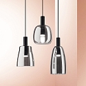 Ideal Lux Luminaria colgante COCO de 1 llama, ajustable IP20, color humo