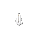 pendant luminaire EQUINOXE SP1 1 flame G4 IP20