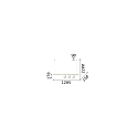 Luminaria colgante PERLINE SP3 de 3 llamas G9 IP20, negro