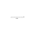 Ideal Lux canopy LINEAR STANDARD 5-fold, square, chrome, polished aluminium