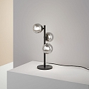 Luminaria de mesa PERLAGE TL3 de 3 llamas G9 IP20, negro