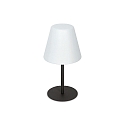 L�mpara de mesa para exteriores ARCADIA E27 IP44, antracita regulable
