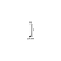 Ideal Lux floor lamp FRAME IP20, white matt 