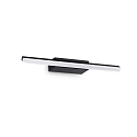 Luminaria de pared RIFLESSO IP20, negro 