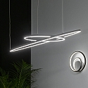 Luminaria colgante ORACLE SLIM SP LED redondo IP20, negro 