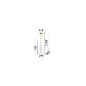 Ideal Lux pendant luminaire EQUINOXE SP1 G4 IP20, chrome