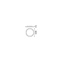 Ideal Lux ceiling luminaire FLY SLIM PL LED LED IP40, powder coated, white