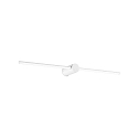 Luminaria de pared FILO IP44, blanco 