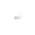 Luminaria de pared DODO de 2 llamas GX53 IP20, blanco regulable