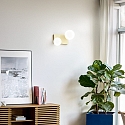 Ideal Lux ceiling luminaire PENTA 2 flames G9 IP20, gold dimmable