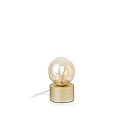Luminaria de mesa PERLAGE G9 IP20, �mbar, lat�n satinado 