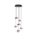 Ideal Lux pendant luminaire GALAXY  IP20, copper, brass, nickel 