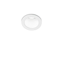 Luminaria empotrable para techos QUARK redondo IP20, blanco 
