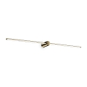 Luminaria de pared FILO IP44, lat�n cepillado 