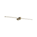 Luminaria de pared FILO IP44, lat�n cepillado 