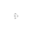 Ideal Lux Luminaria de mesa SMARTIES 30 E27 IP20, blanco 