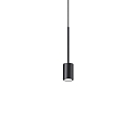 Luminaria colgante ARCHIMEDE cil�ndrico IP20, negro 