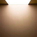 ISOLED Panel de LED frameless, regulable 50W 4700lm 2700K 120� 120� CRI 80