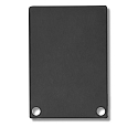Accessory for SURF24 / DIVE24 with COVER11 - aluminium endcap EC48 (2 pc.), incl. screws, black RAL 9005