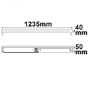 ISOLED Clip de soporte, blanco