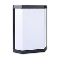 Luminaria de pared E27 IP54, antracita regulable