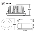 ISOLED Recubrimiento Sys-90, negro