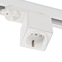 Adaptador de toma de corriente trif�sica CLASSIC + S1, blanco