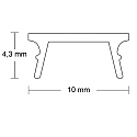 ISOLED Accesorio Suspensi�n por cuerda SURF8 / UP8 / UP10, blanco 200cm