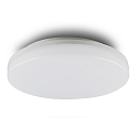 Outdoor LED ceiling / wall luminaire IP54, 24W, ColorSwitch 3000K|4000K, 2700lm 120°, white, with HF motion sensor