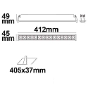 ISOLED recessed luminaire Raster Line IP20, dimmable 30W 1950lm 3000K 30° 30° CRI >90