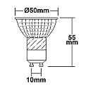ISOLED L�mpara de reflectores GU10 GU10 5W 380lm 3000K 45� CRI >92 