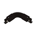 Conector flexible trifásico SERIE S1, negro mate