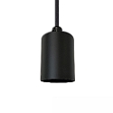 ISOLED socket E27 / 160CM OPEN CABLE, black