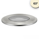 Luminaria empotrable en suelo ROUND � 45MM 60� r�gido, pasable, sin fuente de alimentaci�n IP67, plata 