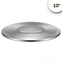 Luminaria empotrable en suelo ROUND � 55MM 10� r�gido, pasable, sin fuente de alimentaci�n IP67, plata 
