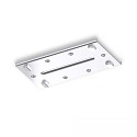 connector flat, mechanical, surface-mounted version, silver