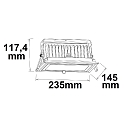 ISOLED downlight BOX swivelling, white