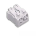 Clavija de conexi�n 2X2-POLE, 0.5-2.5MM� - MAX. 450V/16A doble, 2 polos
