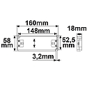 ISOLED Controlador de LED IP20 - 48V - 0-60W SELV plano, constante de voltaje, conmutable