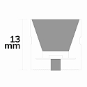 ISOLED fully siliconised LED strip NEON RGB B13H13 RGB