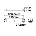 Transformador ULTRASLIM IP20 - CCT PWM 24V/DC - 0-100W - PUSH/DALI-2 DT8 - SELV controlable por DALI, 2 canales