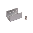 mounting bracket NEON B16H16 1 piece, silver