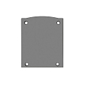 Tapa final EC116 (LAMP30 V1+V2) juego de 2, plata